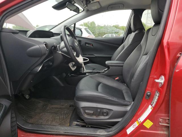  TOYOTA PRIUS 2018 Czerwony