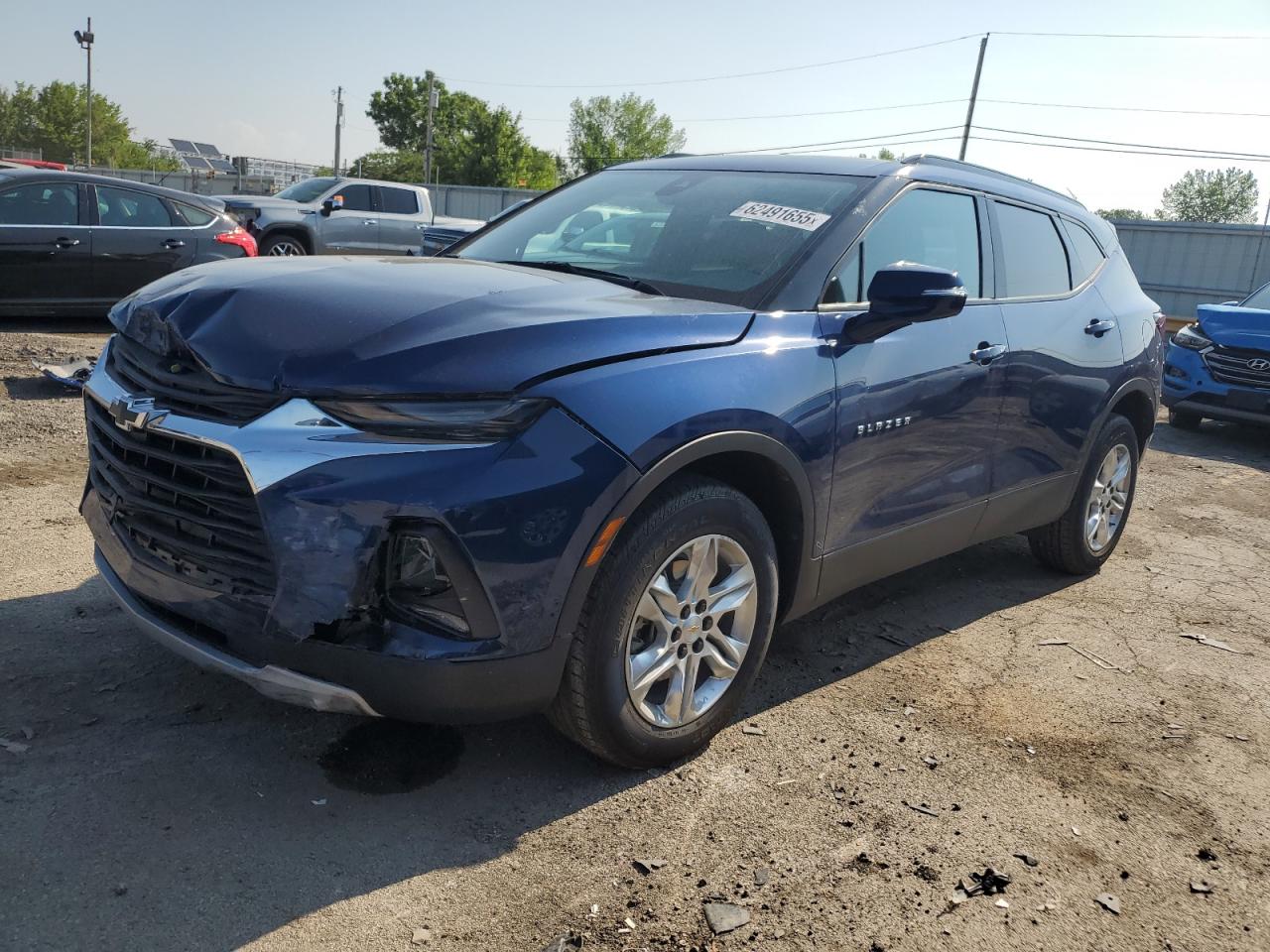 CHEVROLET BLAZER 2022 VIN 3GNKBHR40NS214923