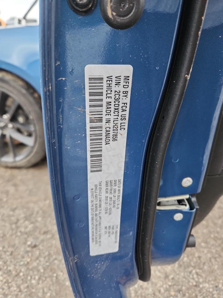2020 Dodge Charger R/T VIN: 2C3CDXCT1LH207856 Lot: 61378315
