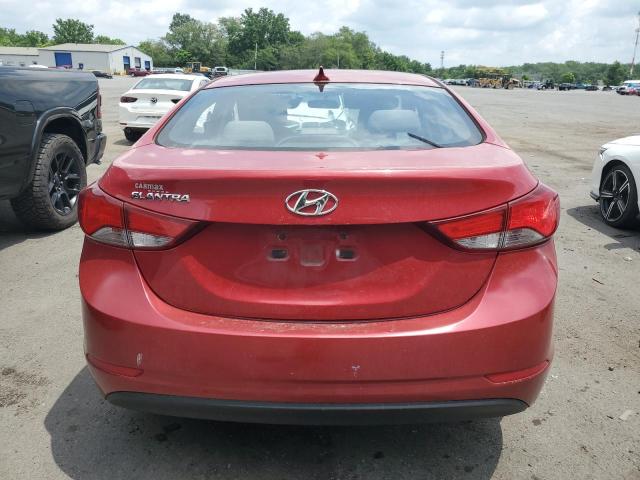  HYUNDAI ELANTRA 2016 Czerwony