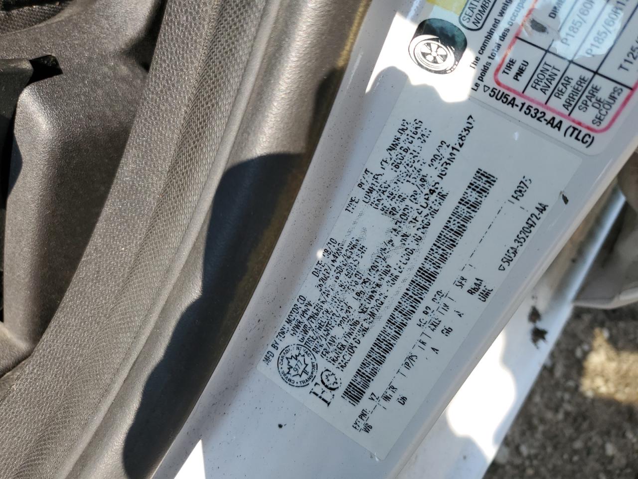 2011 Ford Fiesta Se VIN: 3FADP4BJ6BM128307 Lot: 58570545