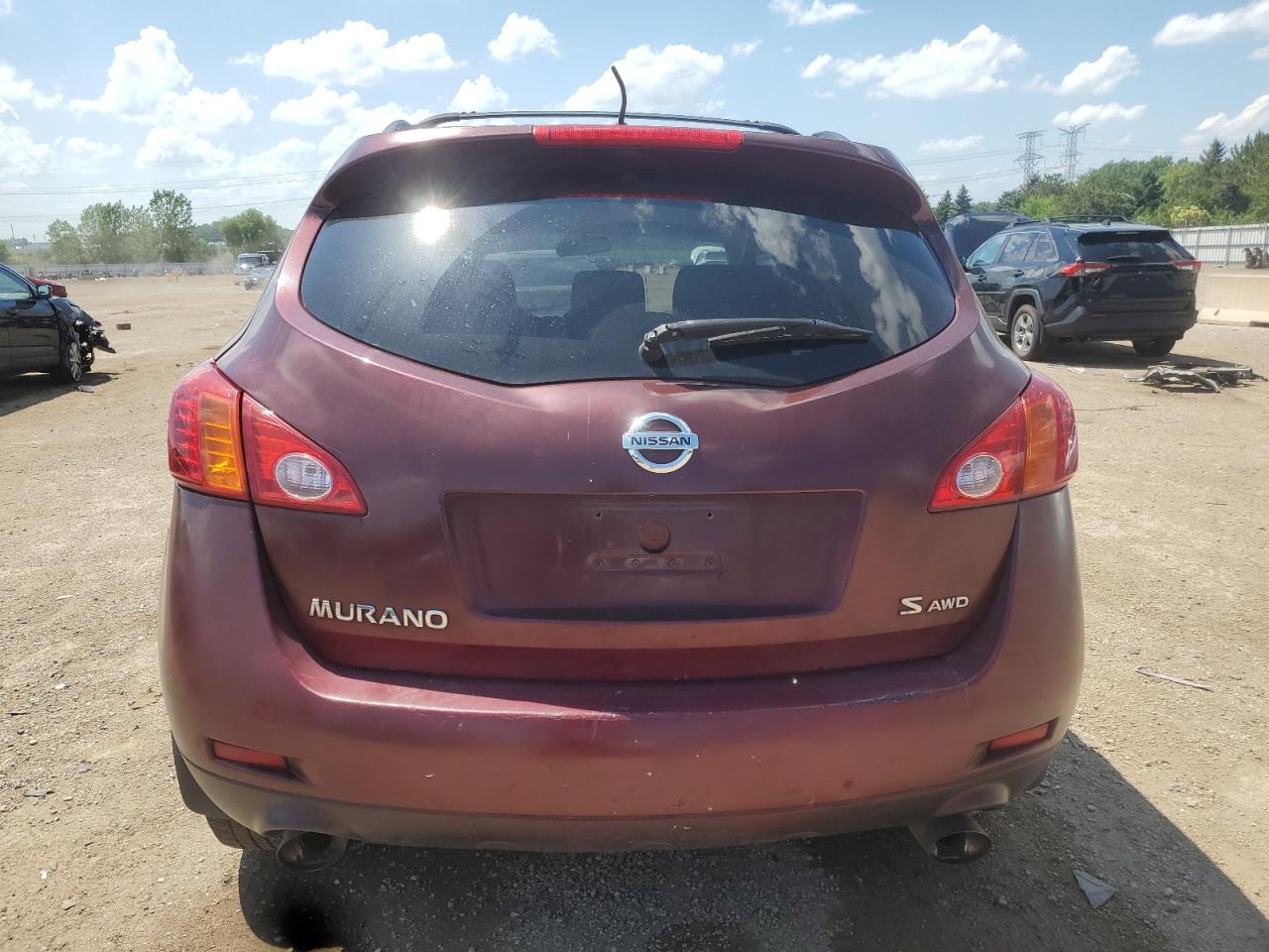 2009 Nissan Murano S VIN: JN8AZ18W29W204323 Lot: 61928435