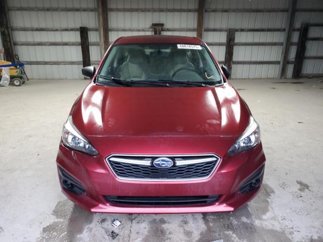  SUBARU IMPREZA 2019 Красный