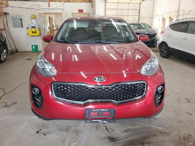  KIA SPORTAGE 2018 Красный