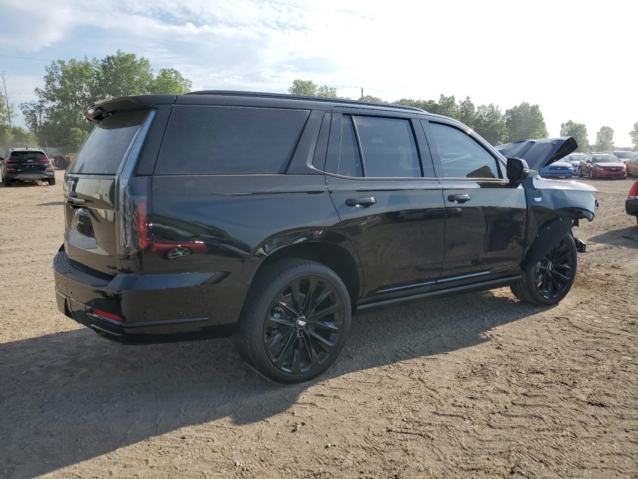 2025 Cadillac Escalade Sport Platinum black null gas 1GYS9GRL9SR295306 photo #4