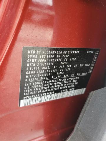 Фото: WVGAV7AX1GW088389