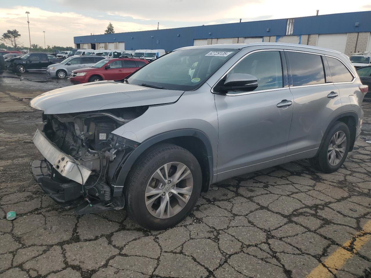 TOYOTA HIGHLANDER 2015 VIN 5TDJKRFH3FS146981