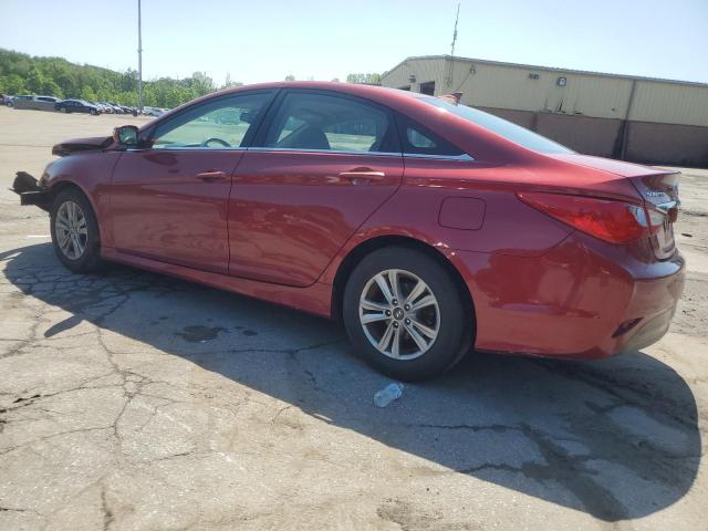  HYUNDAI SONATA 2014 Czerwony
