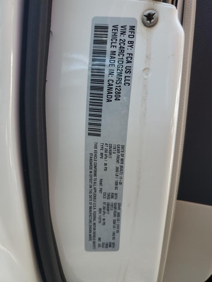 2021 Chrysler Voyager Lxi VIN: 2C4RC1DG2MR512804 Lot: 63067825