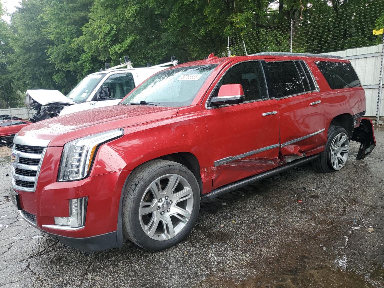 2015 Cadillac Escalade Esv Premium за продажба в Austell, GA - Side
