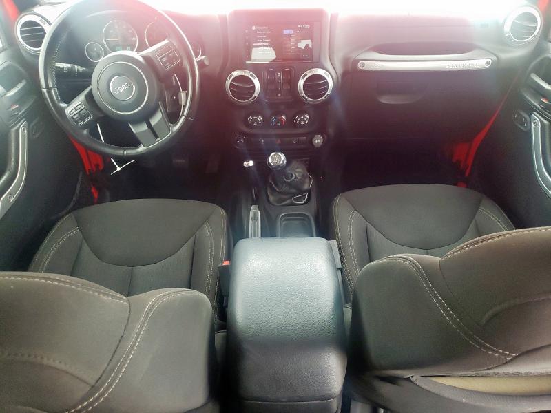 Parquets JEEP WRANGLER 2016 Czerwony