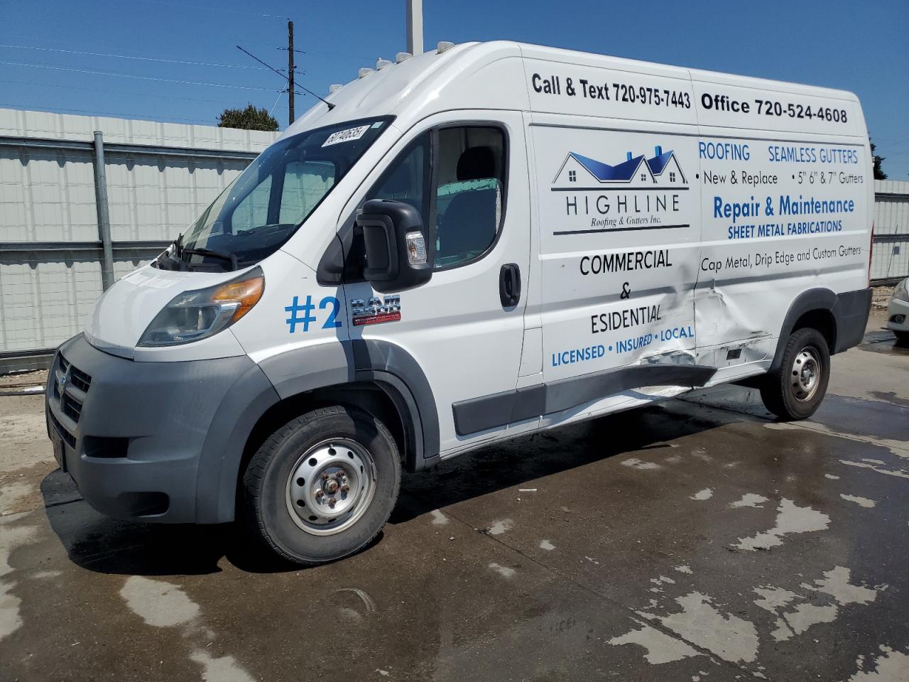Littleton, CO에서 판매 중인 2016 Ram Promaster 2500 2500 High - Side