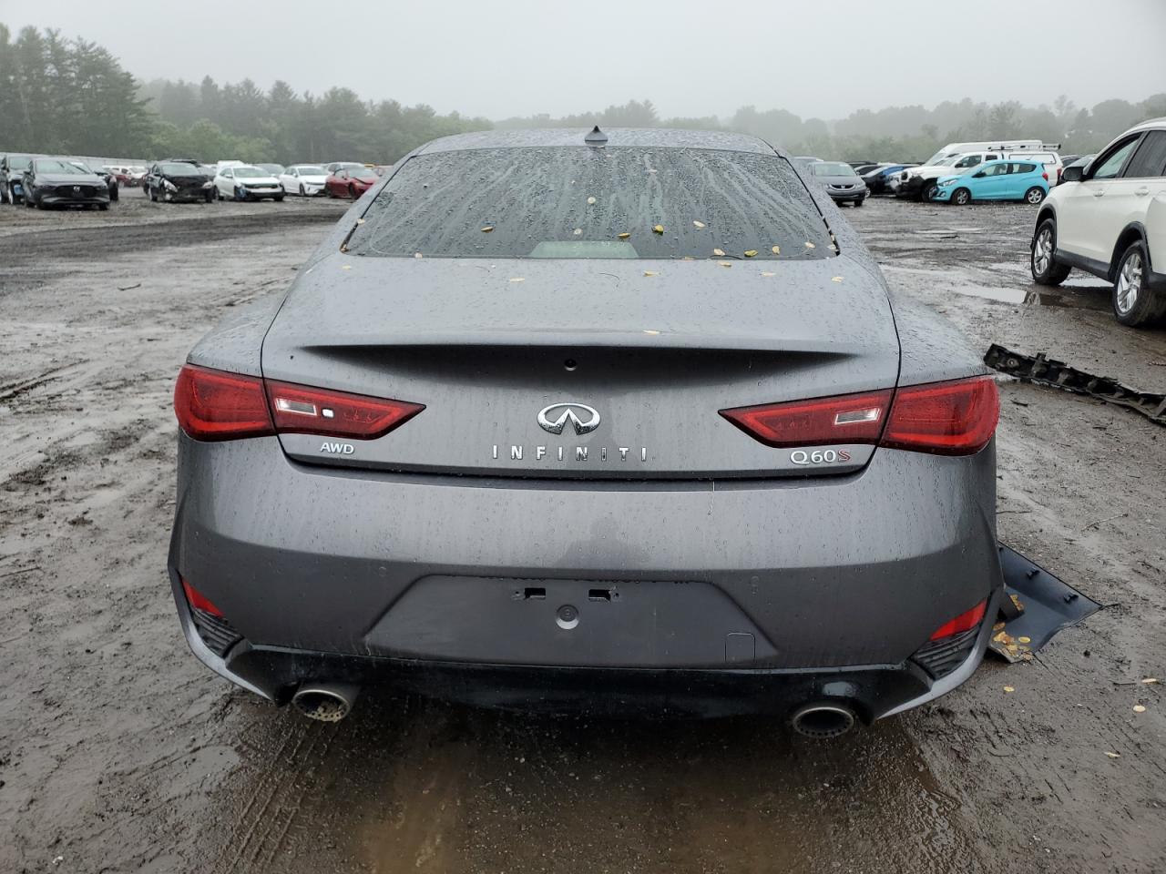 2022 Infiniti Q60 Red Sport 400 VIN: JN1FV7LL3NM680781 Lot: 61336905