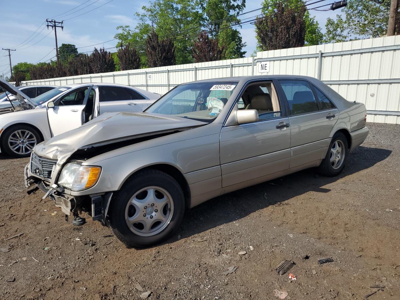 1998 Mercedes-Benz S 420 en Venta en New Britain, CT - Front End