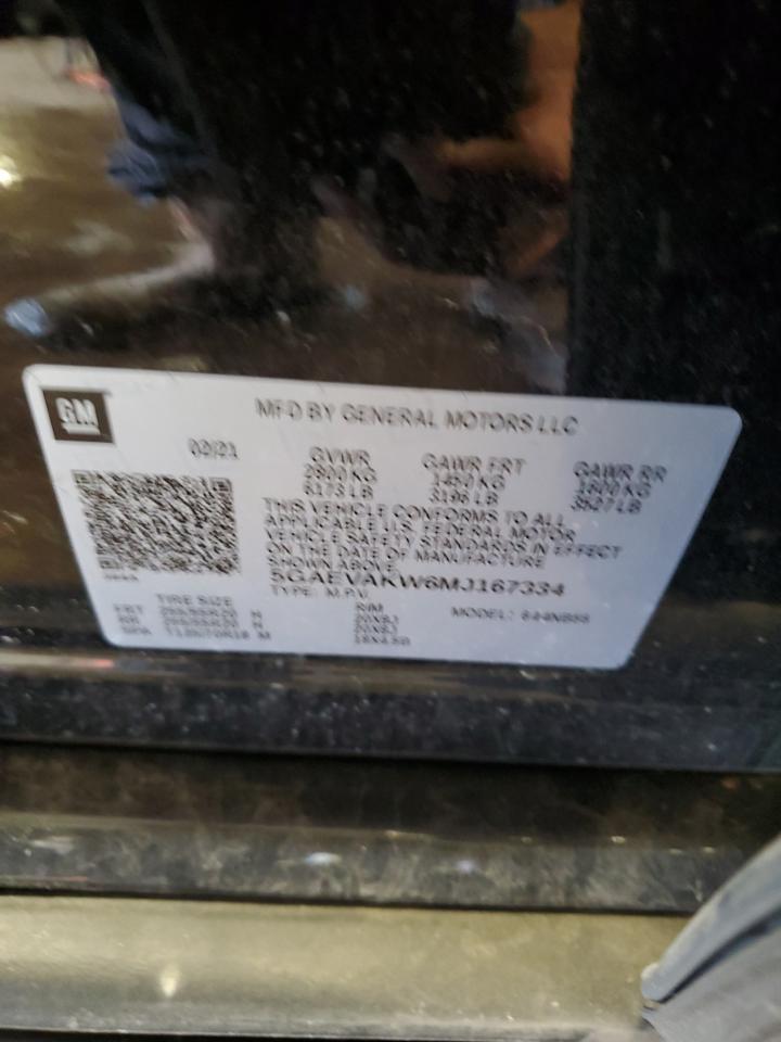 2021 Buick Enclave Essence VIN: 5GAEVAKW6MJ167334 Lot: 61780085