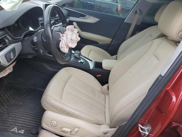  AUDI A4 2017 Red