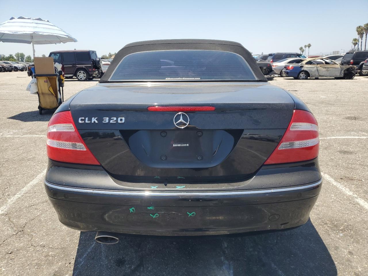 2005 Mercedes-Benz Clk 320 VIN: WDBTK65JX5F122542 Lot: 61609415