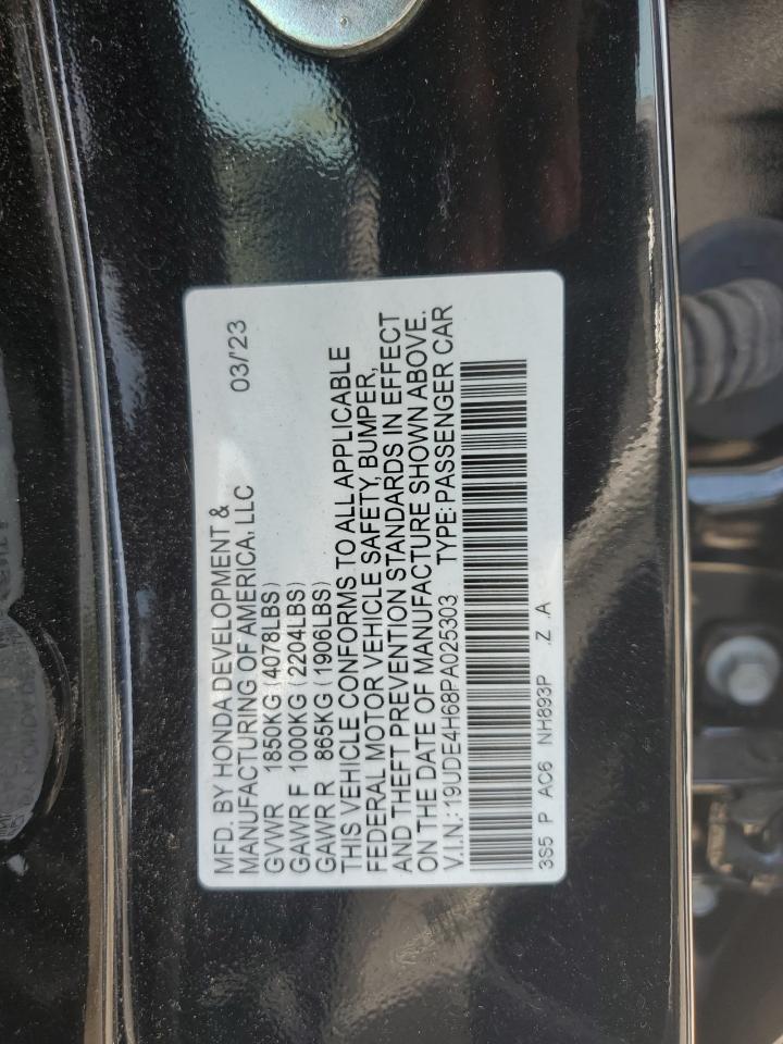 2023 Acura Integra A-Spec Tech VIN: 19UDE4H68PA025303 Lot: 61287515