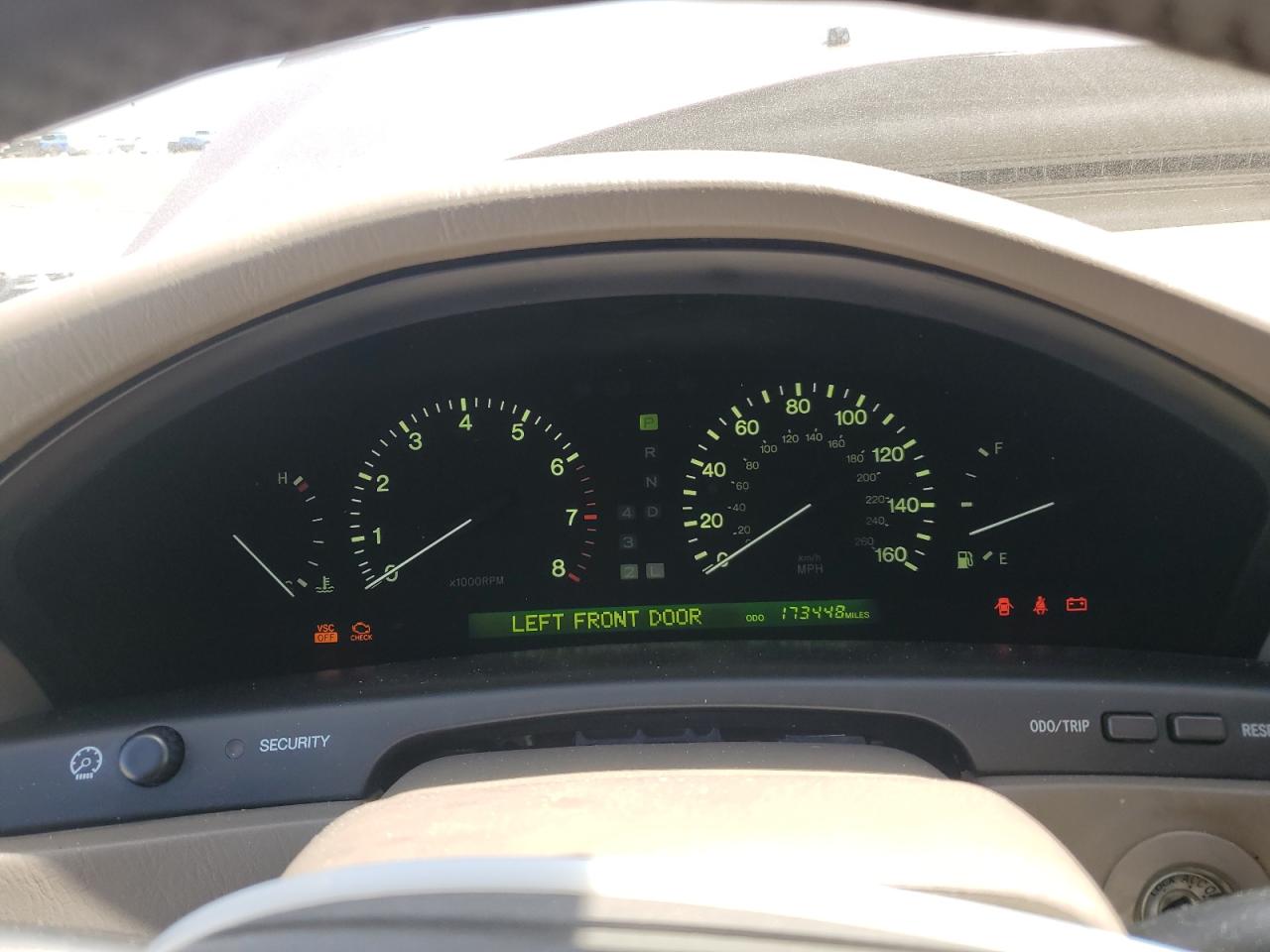 1998 Lexus Ls 400 VIN: JT8BH28F4W0109591 Lot: 62419685
