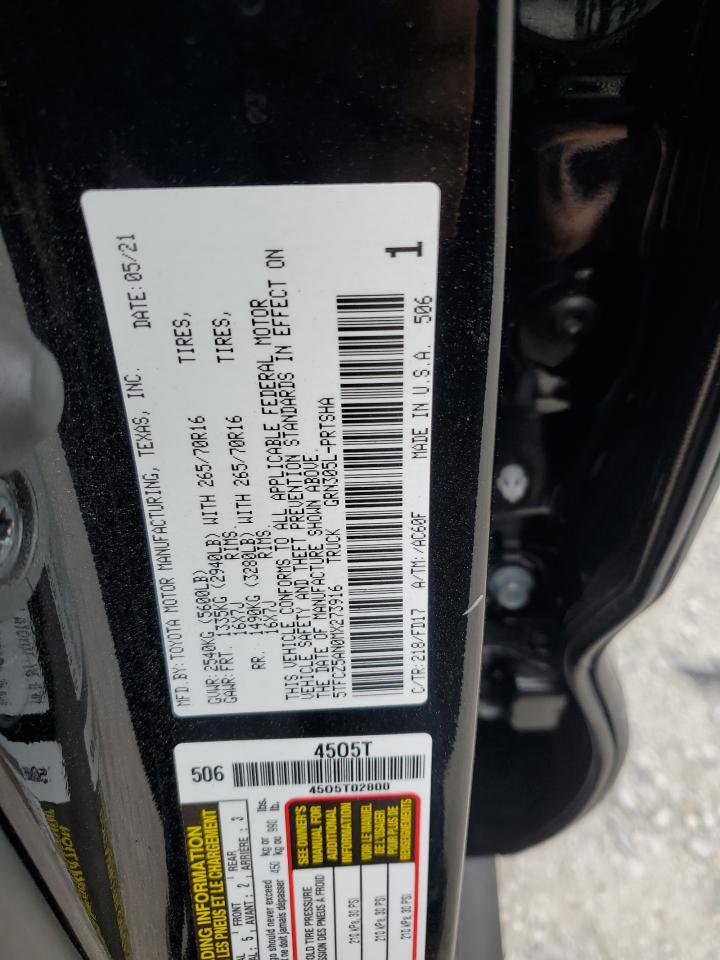 2021 Toyota Tacoma Double Cab VIN: 5TFCZ5AN0MX273916 Lot: 62172365