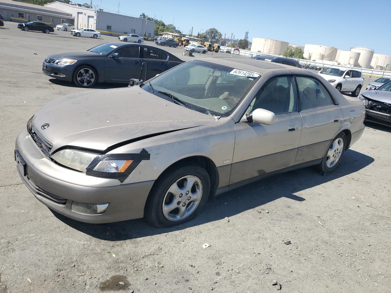 LEXUS ES300 2000 VIN JT8BF28G3Y5099186