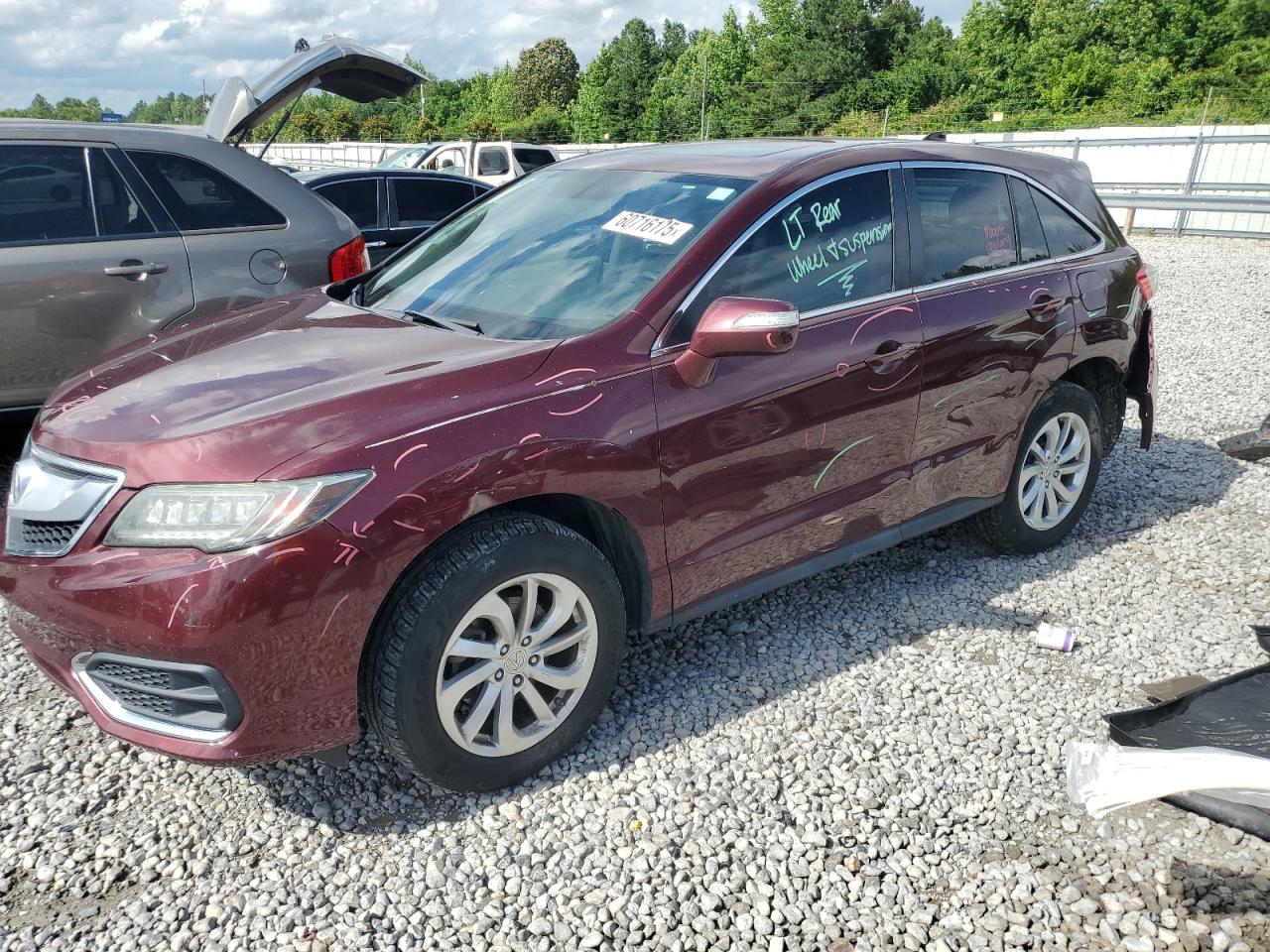 2017 Acura Rdx იყიდება Memphis-ში, TN - Rear End
