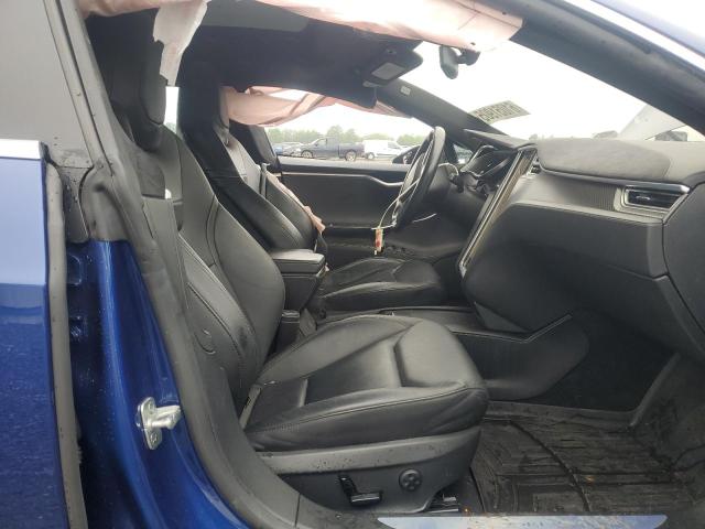 Hatchbacks TESLA MODEL S 2016 Granatowy