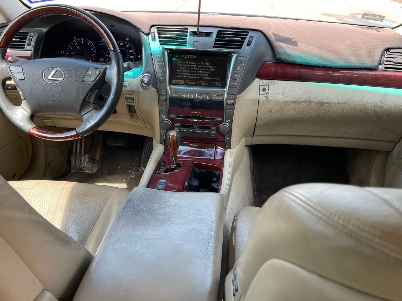 LEXUS LS460 2007 VIN JTHBL46F275018658 zdjęcie 9