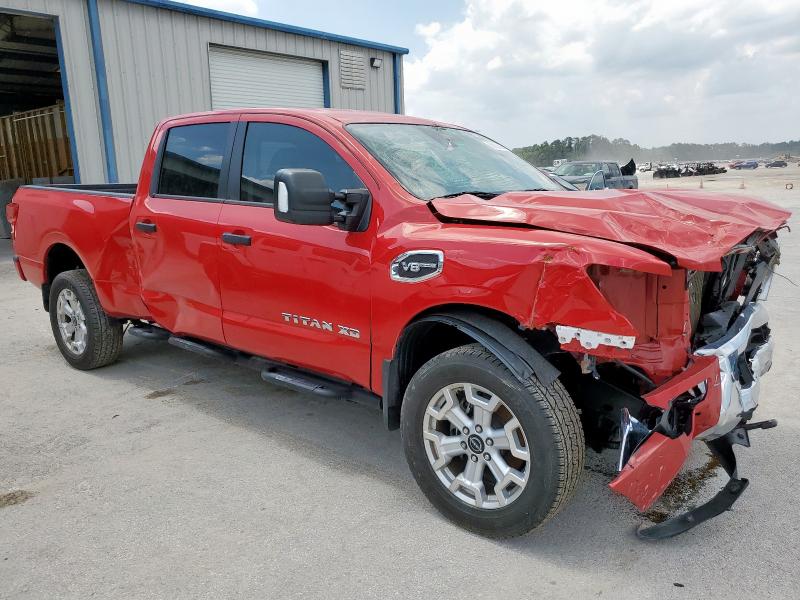  NISSAN TITAN 2023 Czerwony