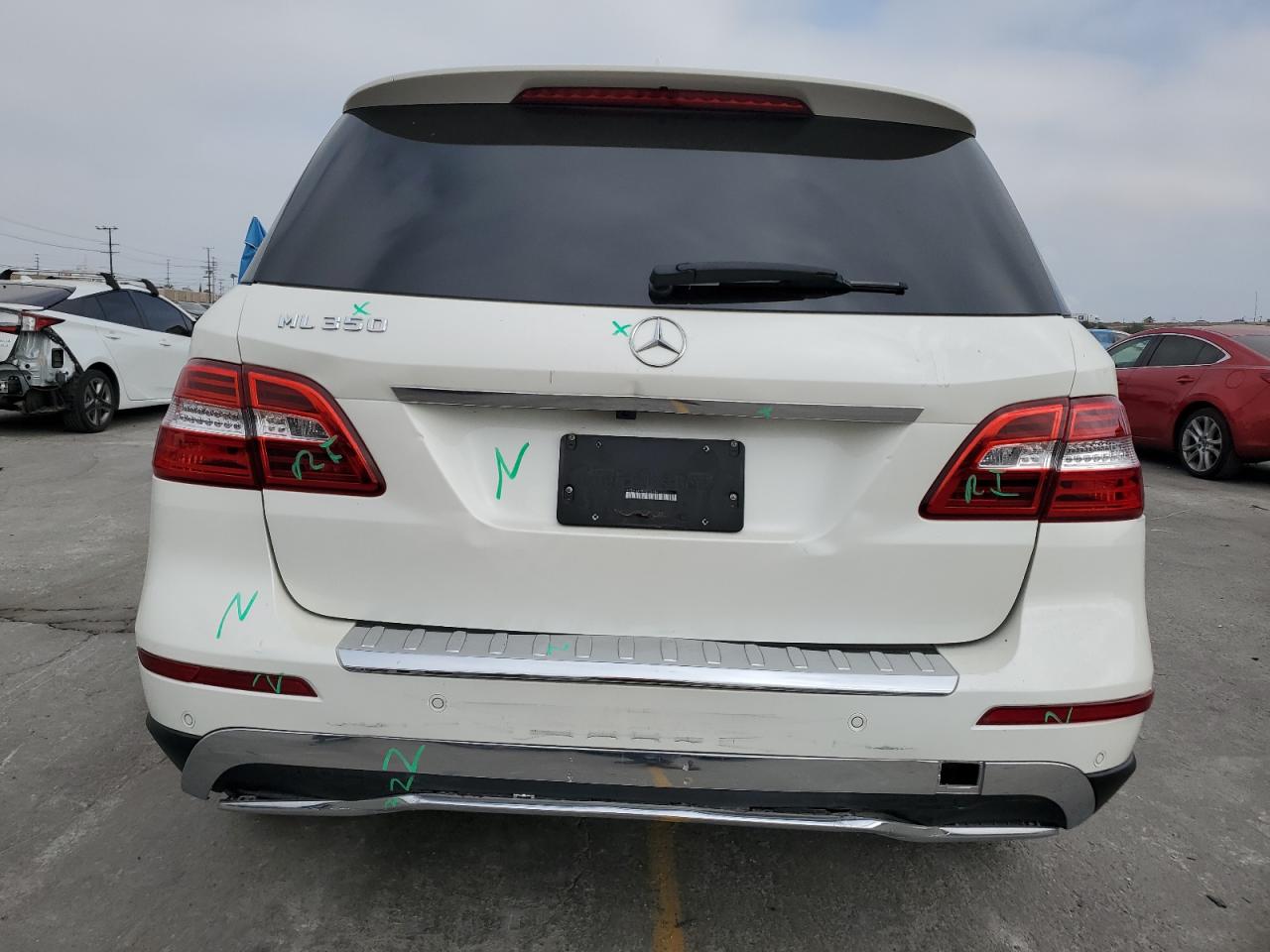 2015 Mercedes-Benz Ml 350 VIN: 4JGDA5JB9FA575644 Lot: 62461775
