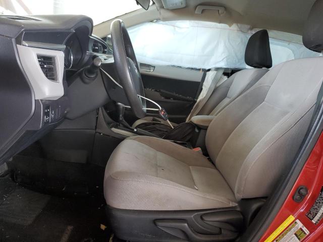  TOYOTA COROLLA 2014 Czerwony