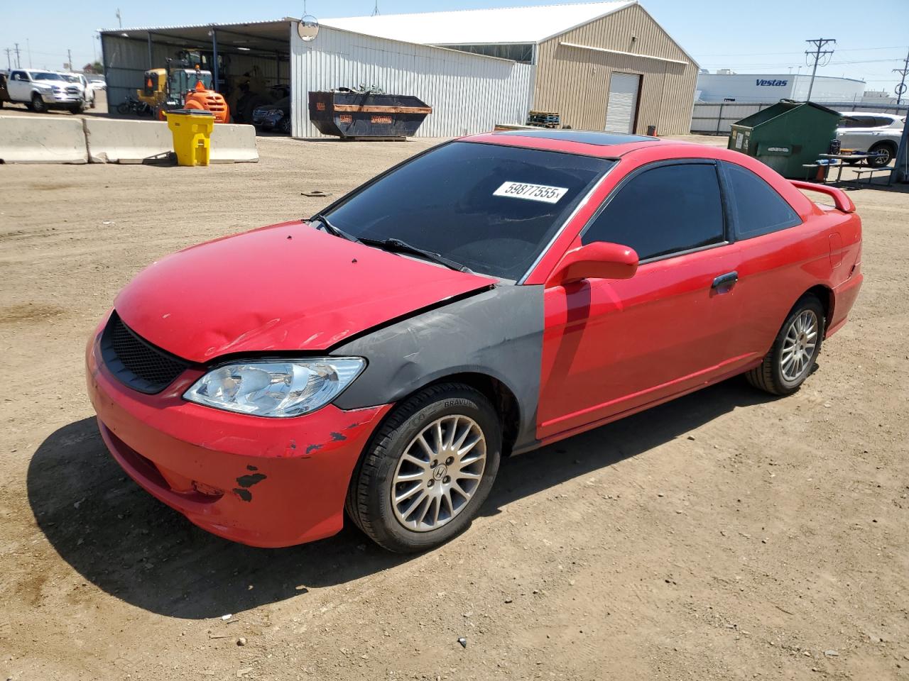 2005 Honda Civic Ex   en Venta en Brighton, CO - Front End