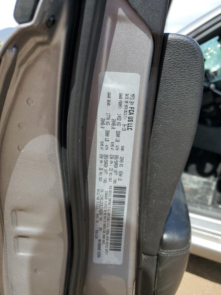 2020 Dodge Durango Gt VIN: 1C4RDJDG3LC142242 Lot: 62962415