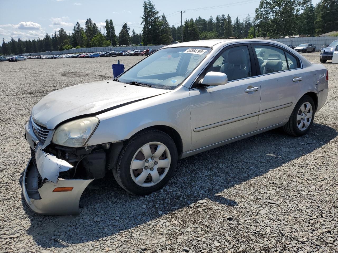 2008 Kia Optima Lx للبيع في Graham، WA - Front End