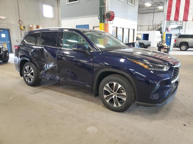  TOYOTA HIGHLANDER 2021 Синий