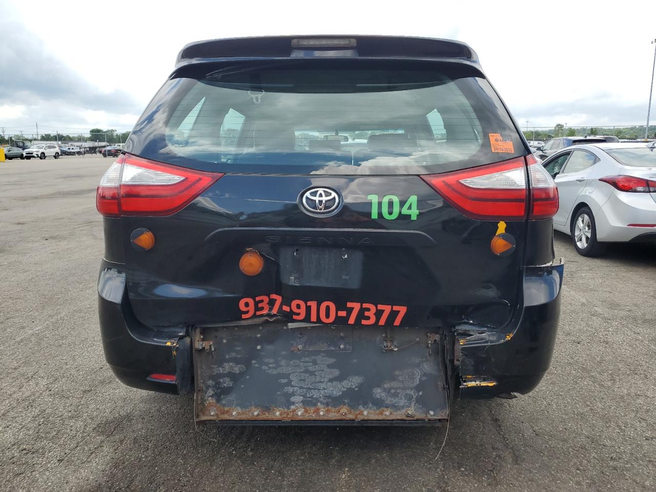 2016 Toyota Sienna VIN: 5TDZK3DC5GS717234 Lot: 61906885