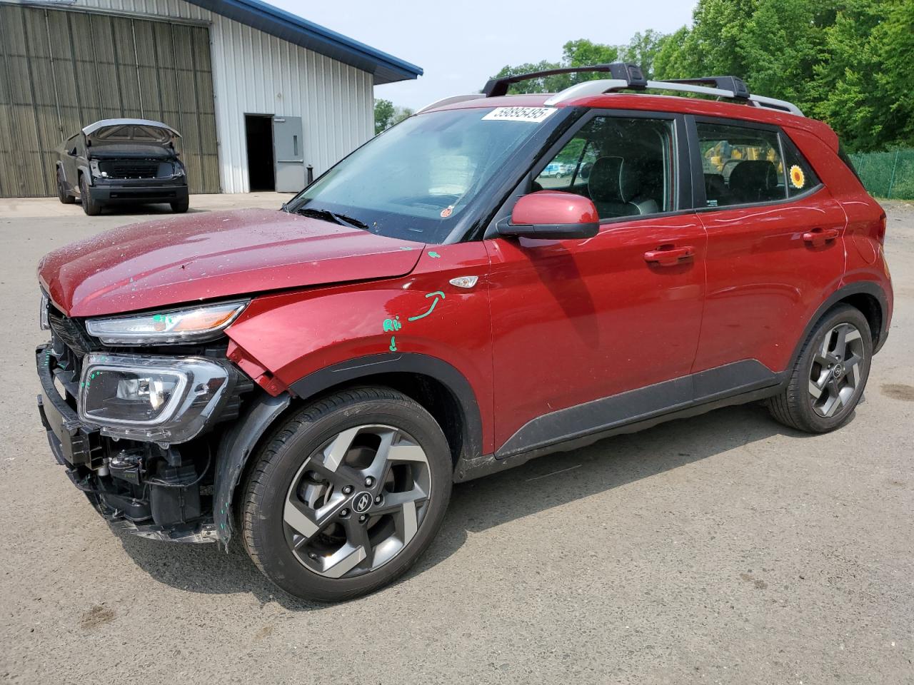 2023 Hyundai Venue Sel red null gas KMHRC8A33PU270490 photo #1