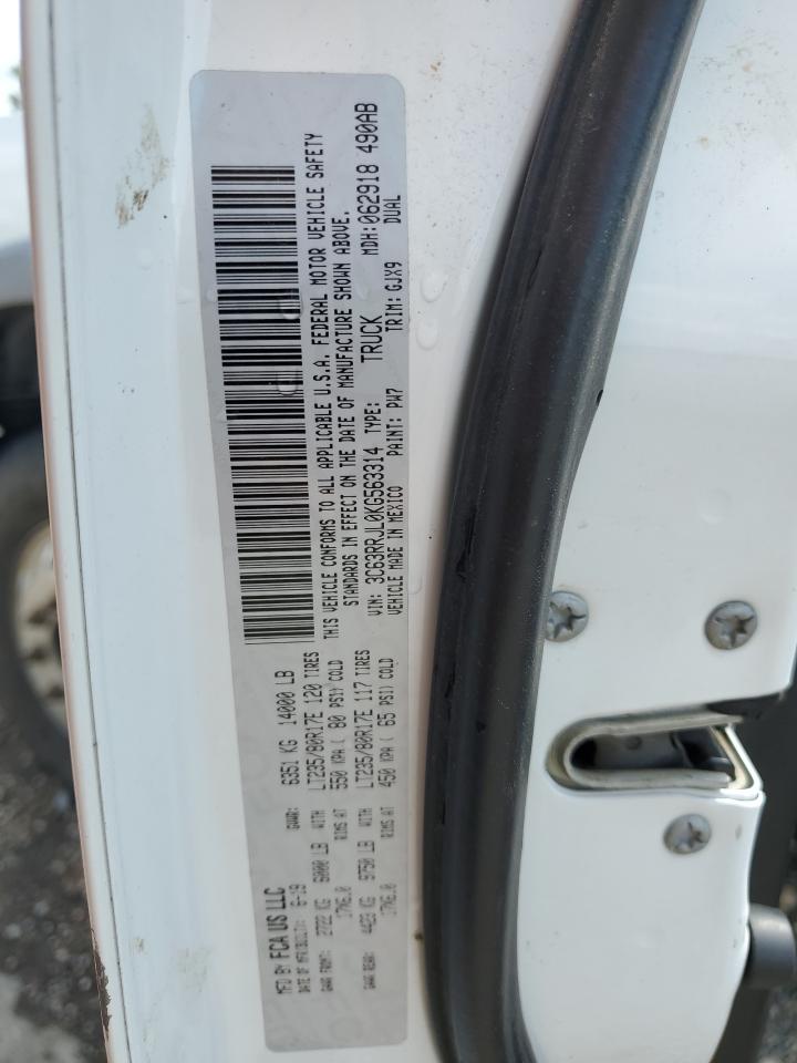 2019 Ram 3500 Laramie VIN: 3C63RRJL0KG563314 Lot: 60905045