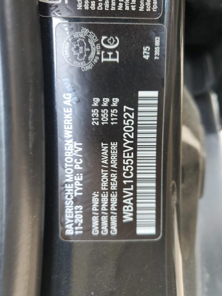 2014 BMW X1 xDrive28I VIN: WBAVL1C55EVY20527 Lot: 60691325
