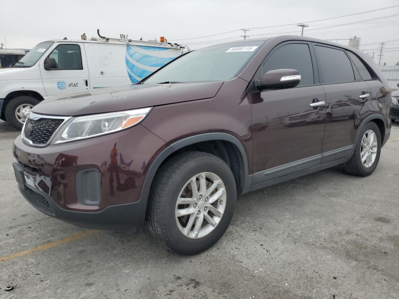 2014 Kia Sorento Lx იყიდება Sun Valley-ში, CA - Side