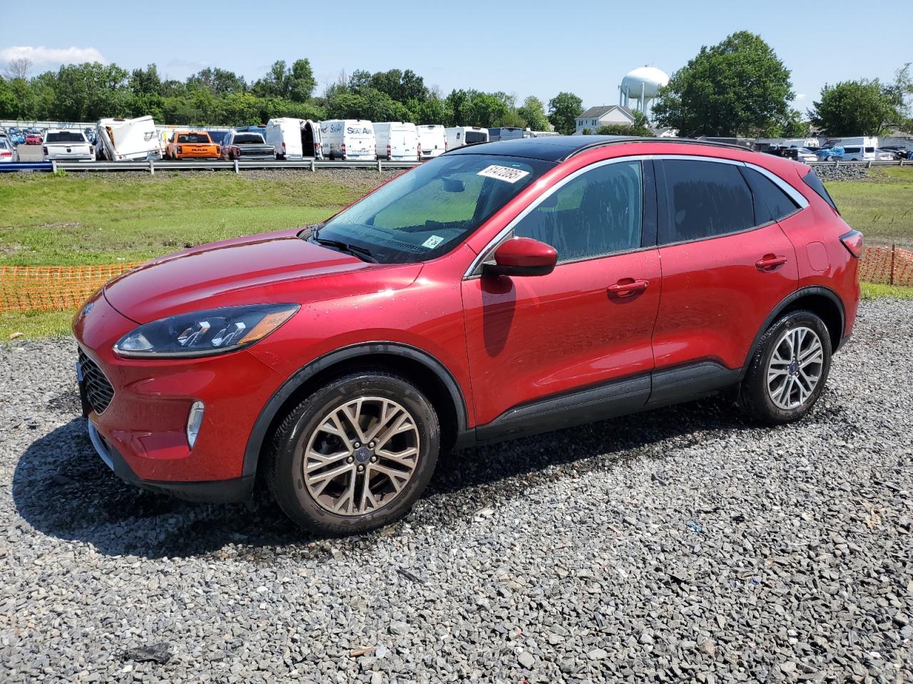 2021 Ford Escape Sel 1.5L zu verkaufen in Hillsborough, NJ - Side