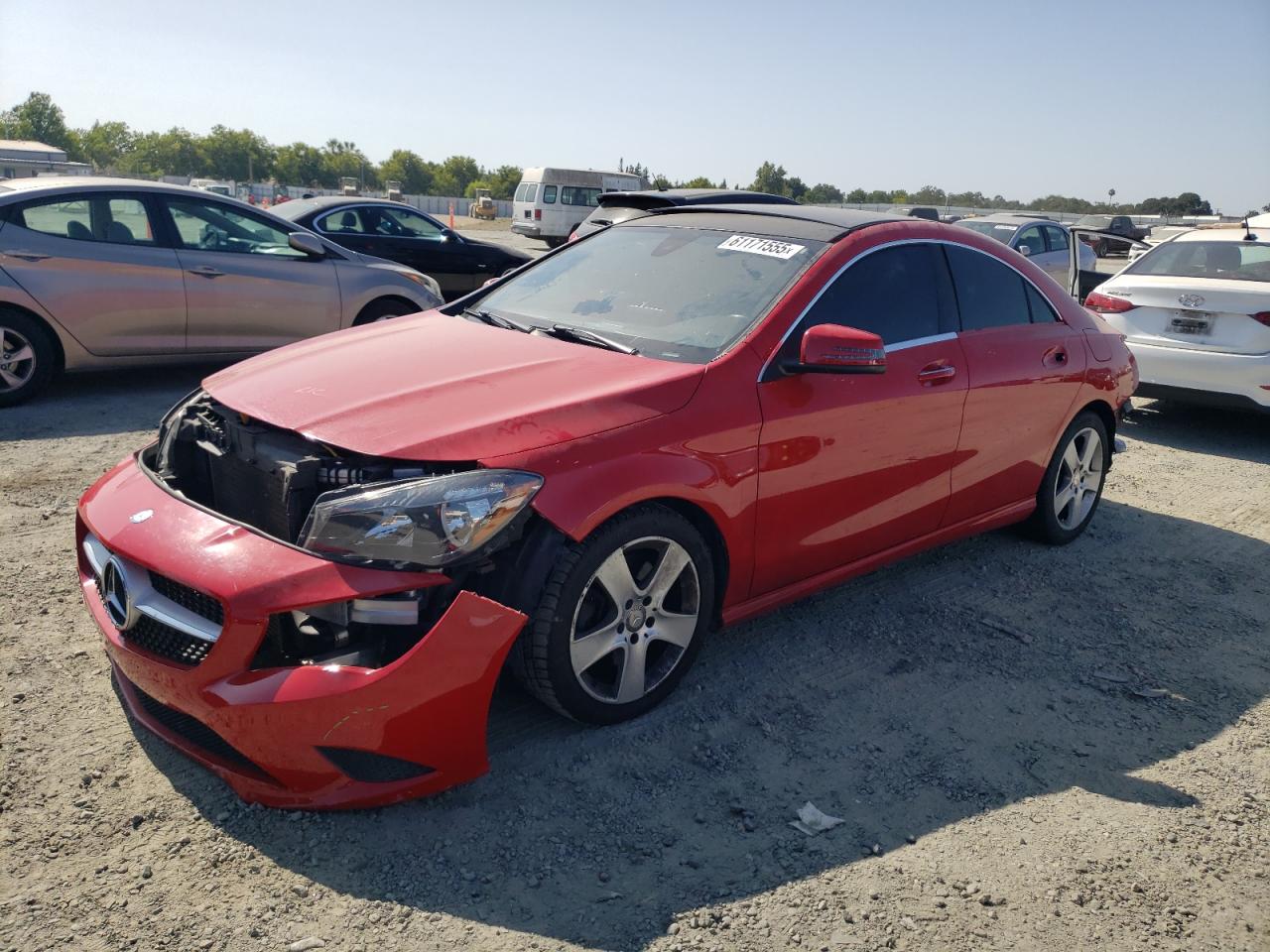 2015 Mercedes-Benz Cla 250 4Matic продається в Antelope, CA - Front End