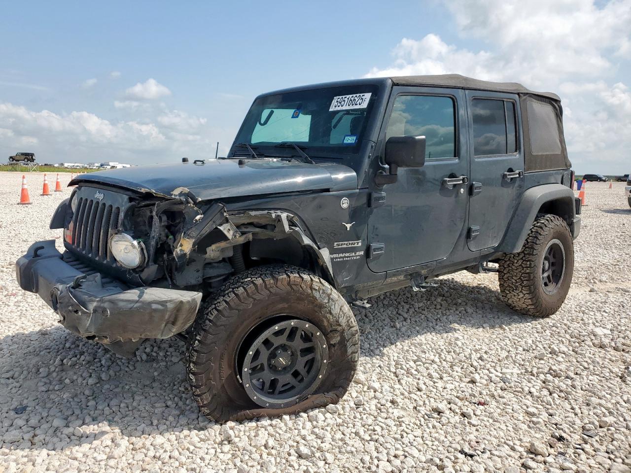2017 Jeep Wrangler Unlimited Sport for Sale in Taylor, TX - Front End