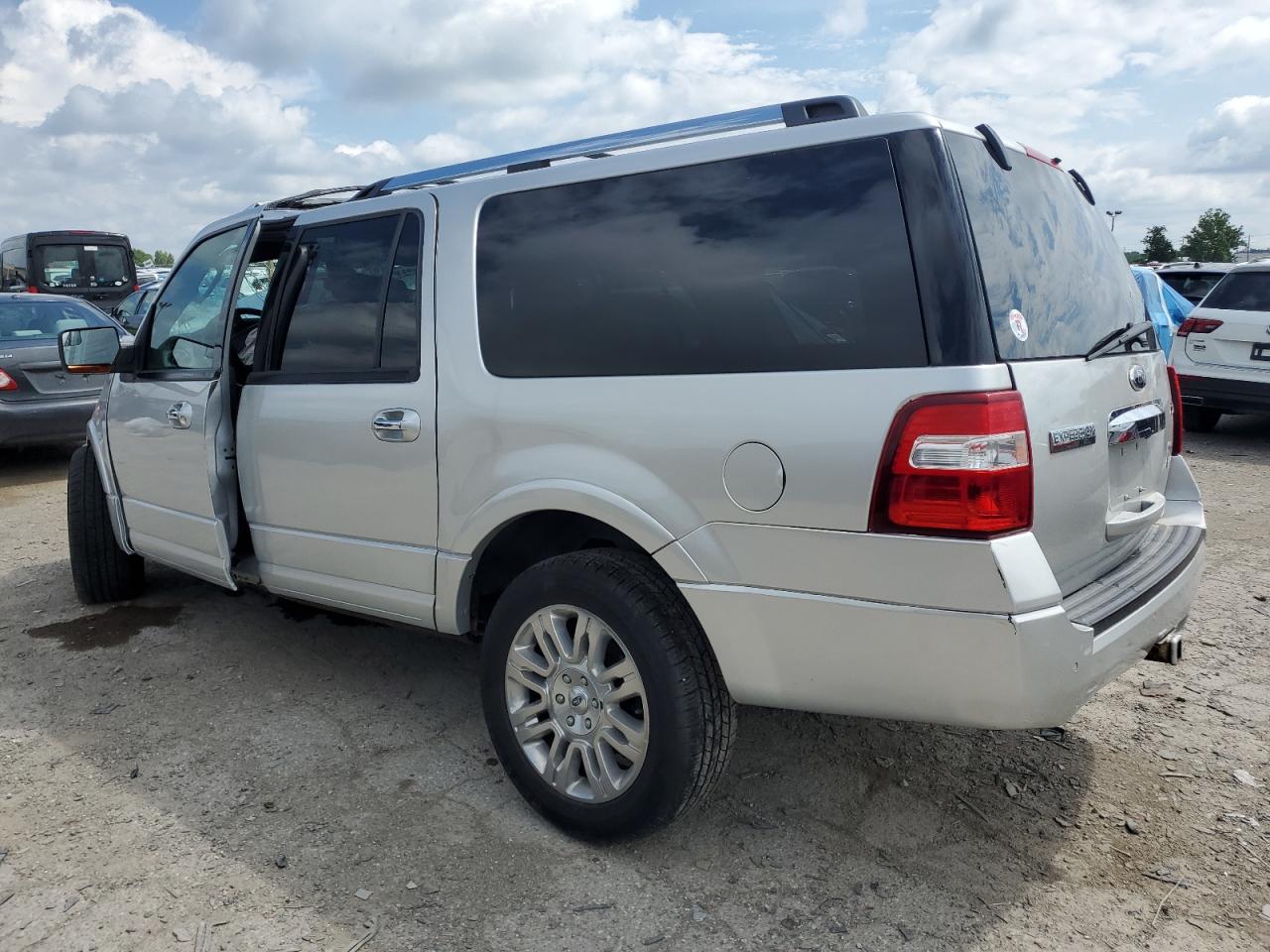 2013 Ford Expedition El Limited silver null flexible 1FMJK2A53DEF32657 photo #3
