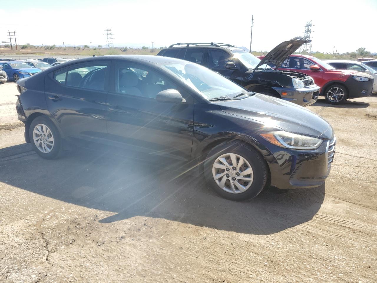 HYUNDAI ELANTRA 2017 VIN KMHD74LF8HU422229 zdjęcie 4