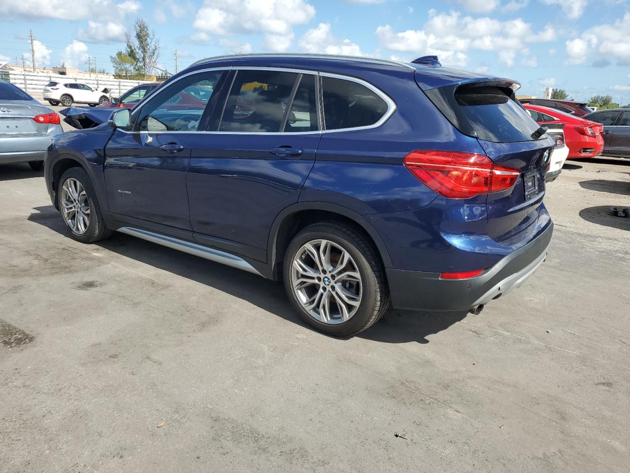 2017 BMW X1 xDrive28I blue suv gas WBXHT3C36H5F82630 photo #3