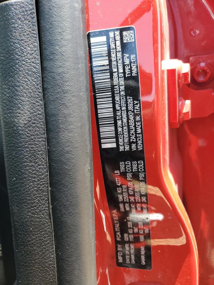 2019 Jeep Renegade Latitude VIN: ZACNJABB4KPJ89267 Lot: 62107285