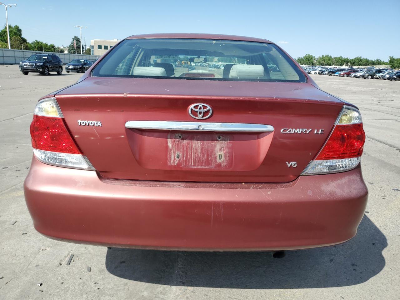 TOYOTA CAMRY 2005 VIN 4T1BF30K85U110512 фото 6