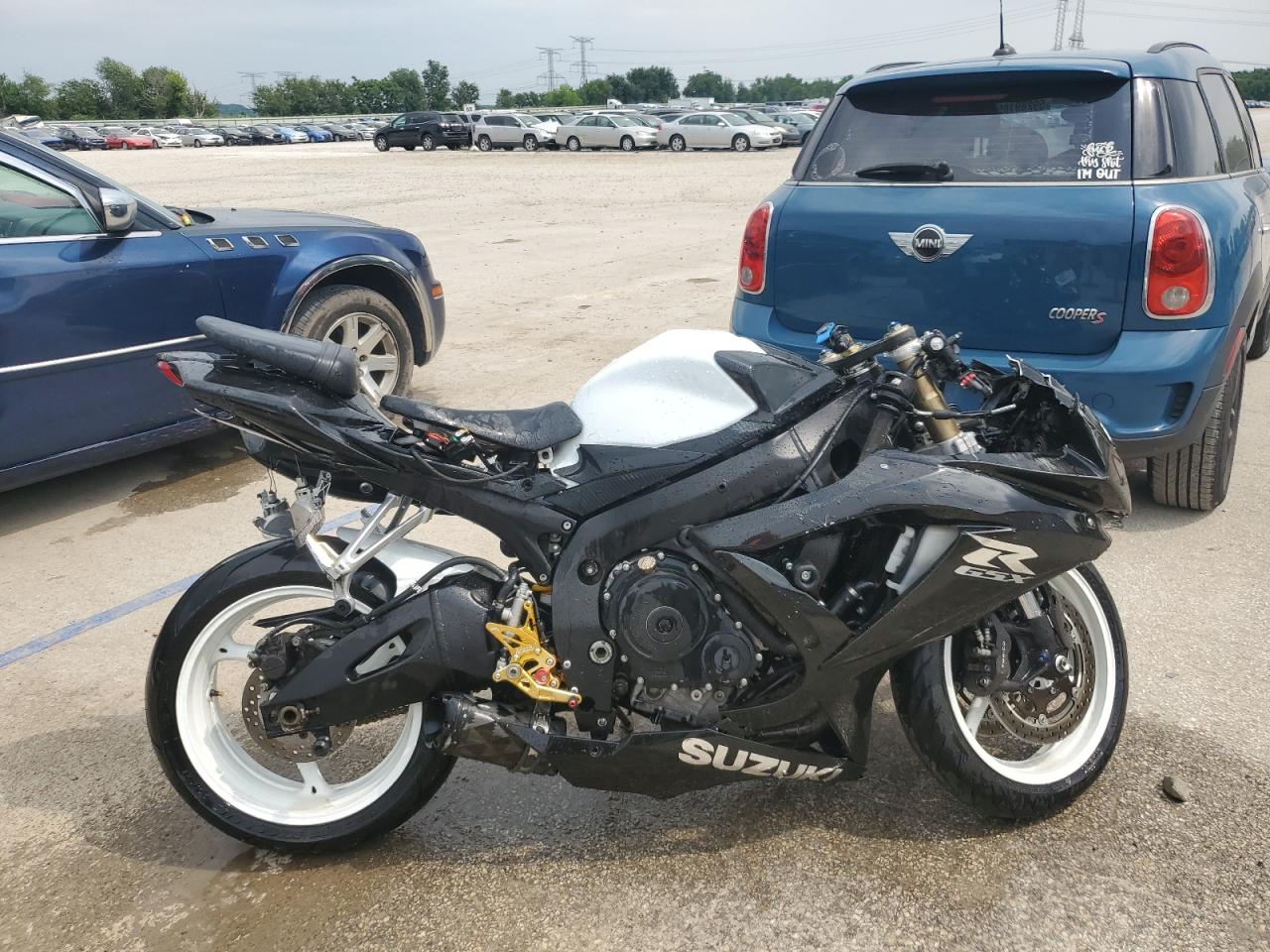 2008 Suzuki Gsx-R600 de vânzare în Pekin, IL - All Over