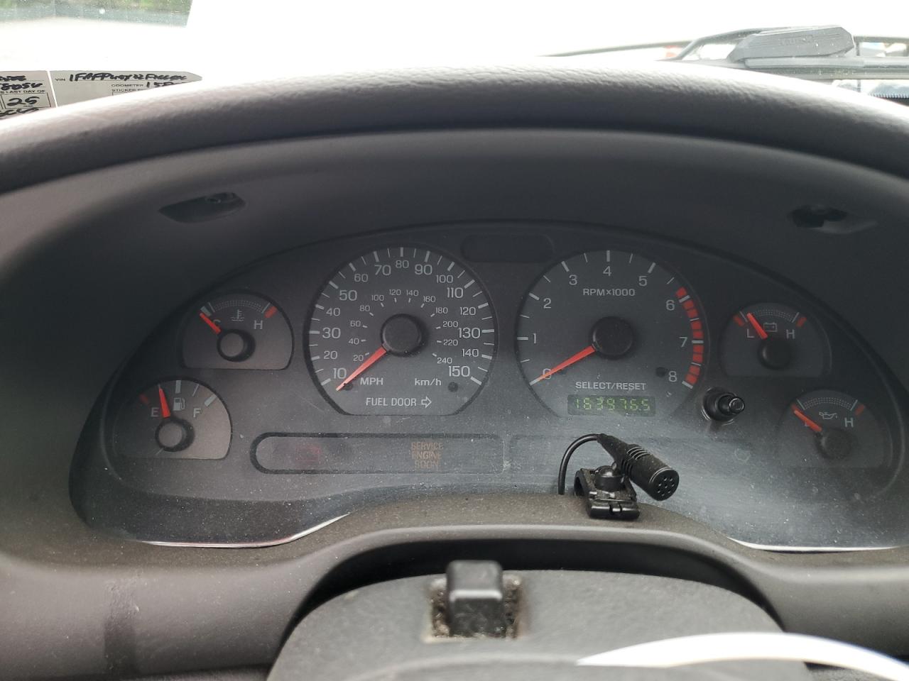 2002 Ford Mustang Gt VIN: 1FAFP45X32F166506 Lot: 59657675